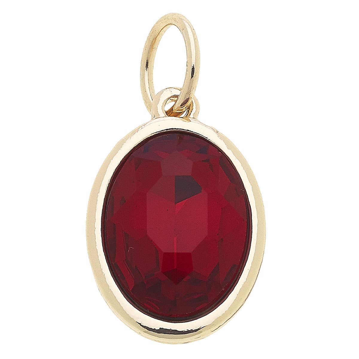 Glass Birthstone Charm