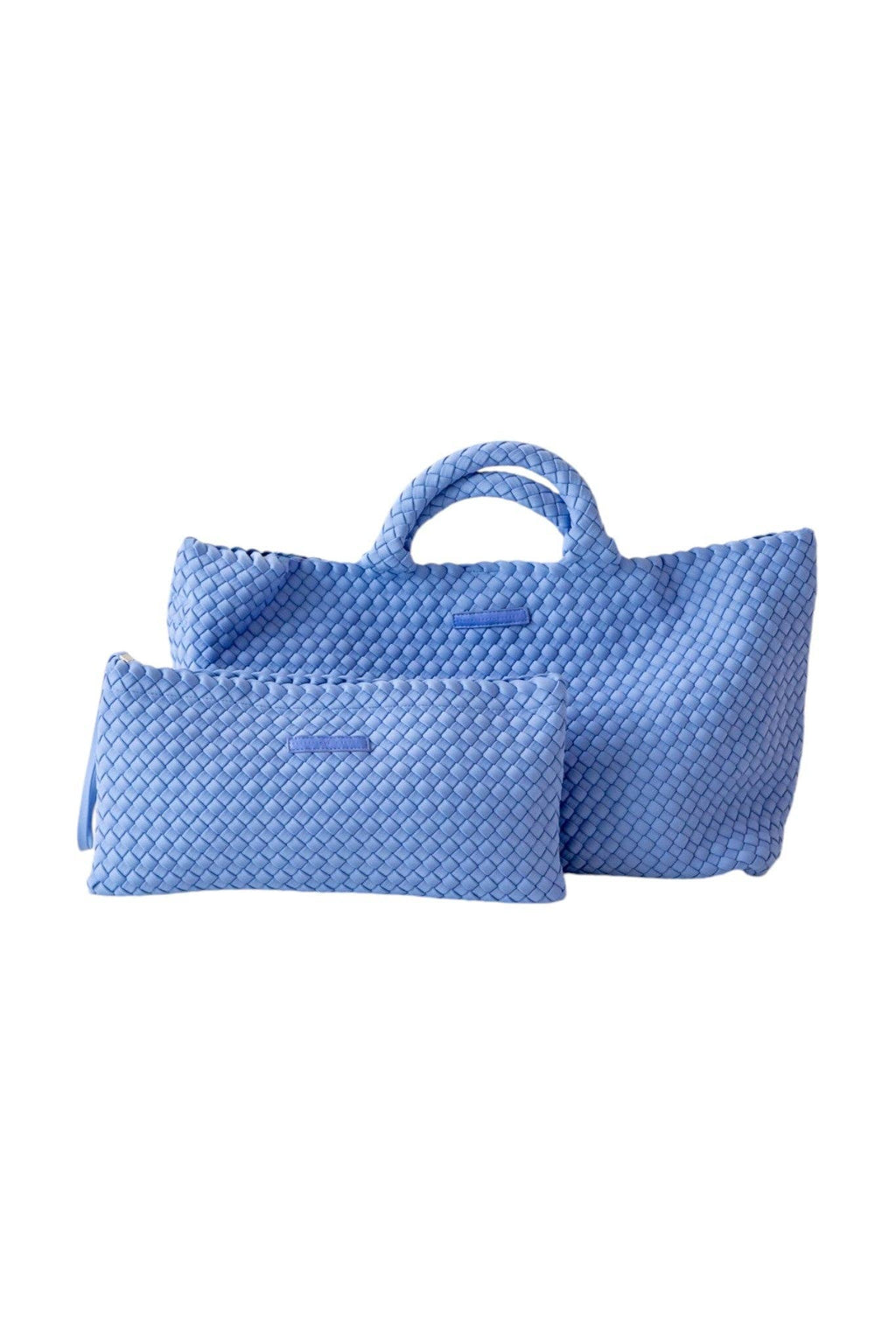 Mahjong Bag - Woven Carryall with Matching Tile Pouch