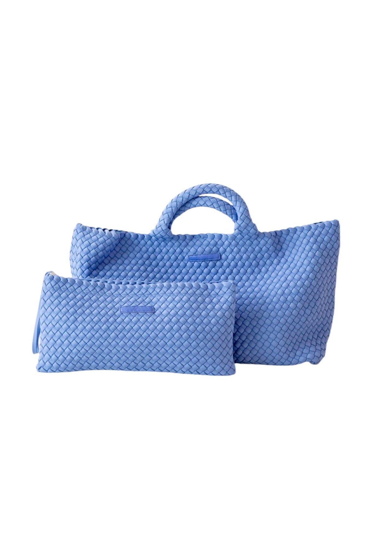 Mahjong Bag - Woven Carryall with Matching Tile Pouch