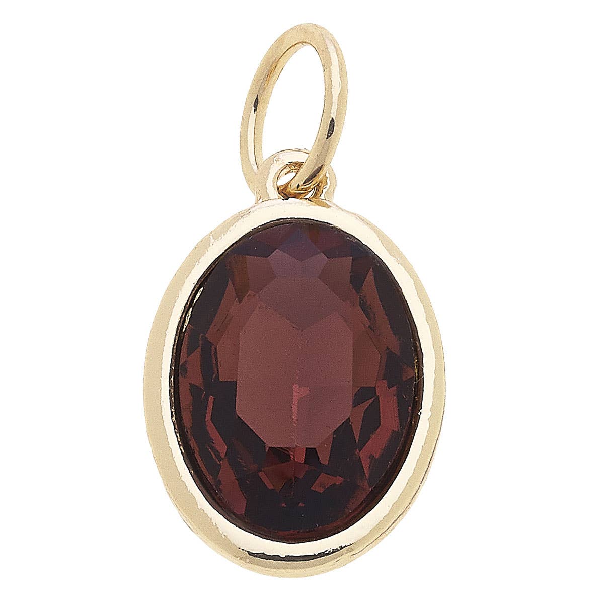 Glass Birthstone Charm