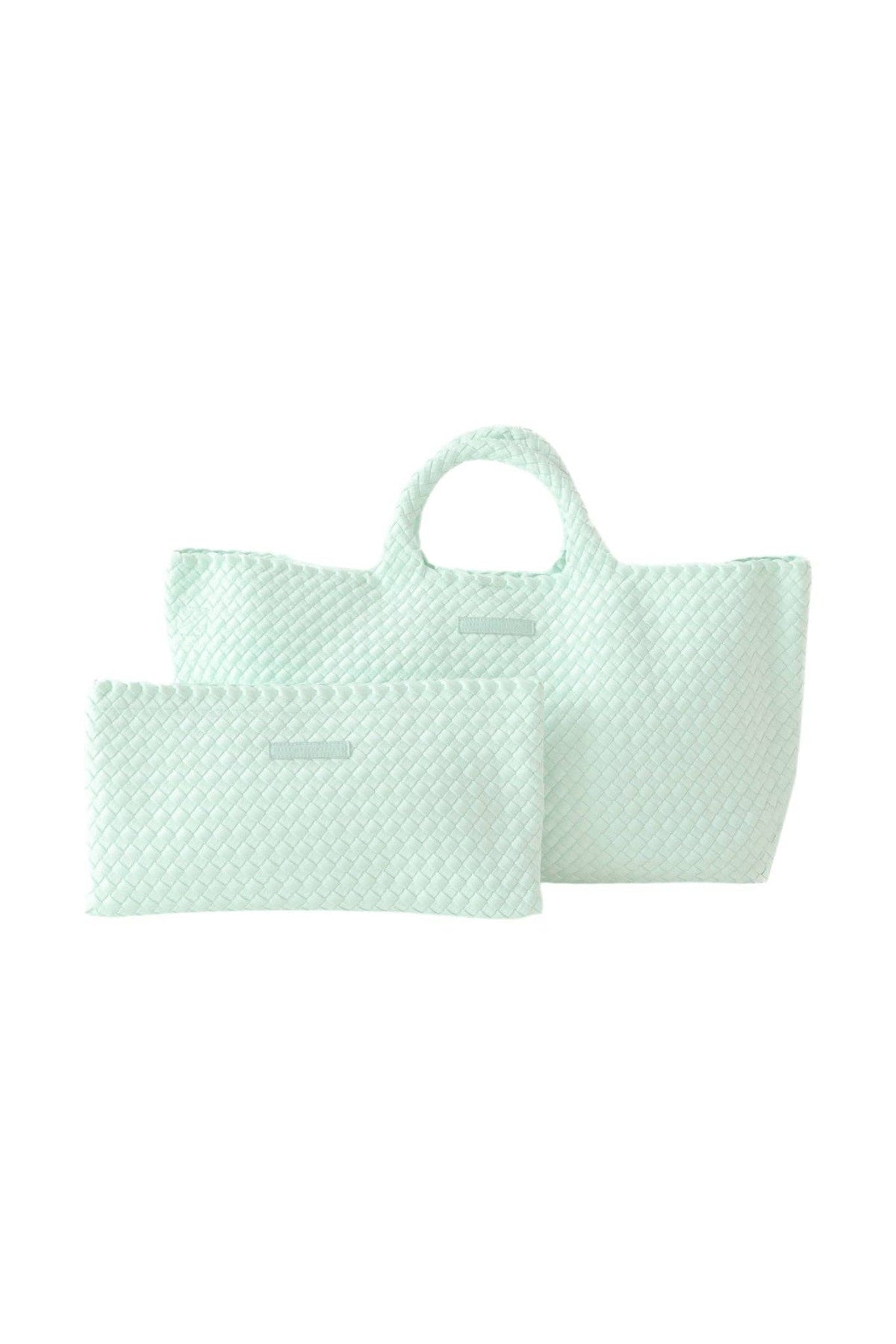 Mahjong Bag - Woven Carryall with Matching Tile Pouch